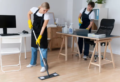 Nettoyage de bureau professionnel à Chênex