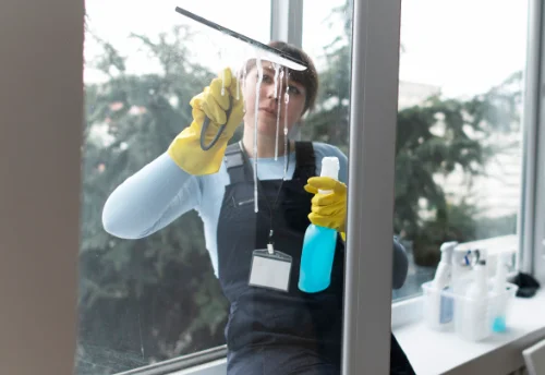 Nettoyage de vitres intérieures et extérieures à Chênex